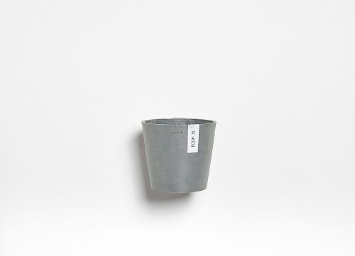 Кашпо Ecopots Amsterdam настенное 20 серо-голубой фото 1 &mdash; Luxury Plants