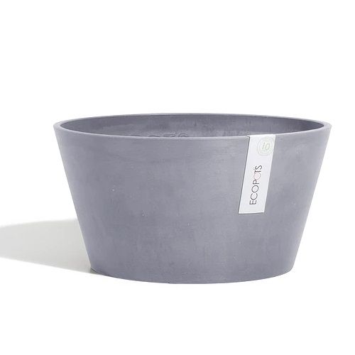 Кашпо Ecopots Frankfurt 50 серо-голубой фото 1 &mdash; Luxury Plants