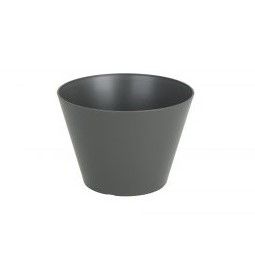 Кашпо Artevasi Porto Bowl 20 антрацит матовый фото 1 &mdash; Luxury Plants