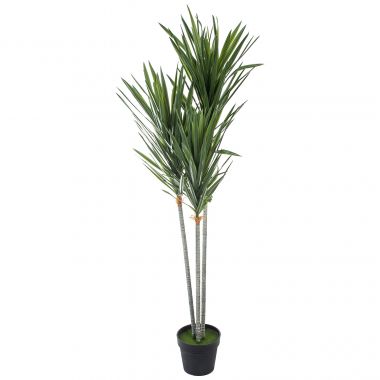 Дерево искусственное "Драцена Real touch" в кашпо (Пластик) 150 см &mdash; Luxury Plants