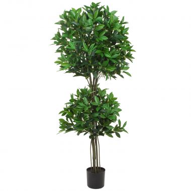 Дерево искусственное "Балеарский Самшит" (Пластик) 152 см &mdash; Luxury Plants