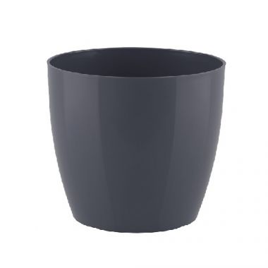 Кашпо Artevasi San Remo с колесами 42 антрацит глянцевый &mdash; Luxury Plants