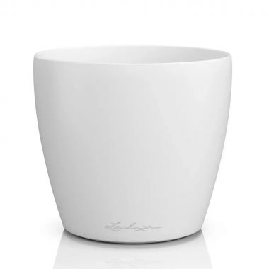 Кашпо Lechuza Classico Color Deco 10 white &mdash; Luxury Plants