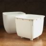 Горшок с дренажной системой Фабио VipSet 4,7 л белый фото 2 &mdash; Luxury Plants