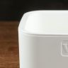 Горшок с дренажной системой Бостон квадрат VipSet 2,7л белый фото 2 &mdash; Luxury Plants