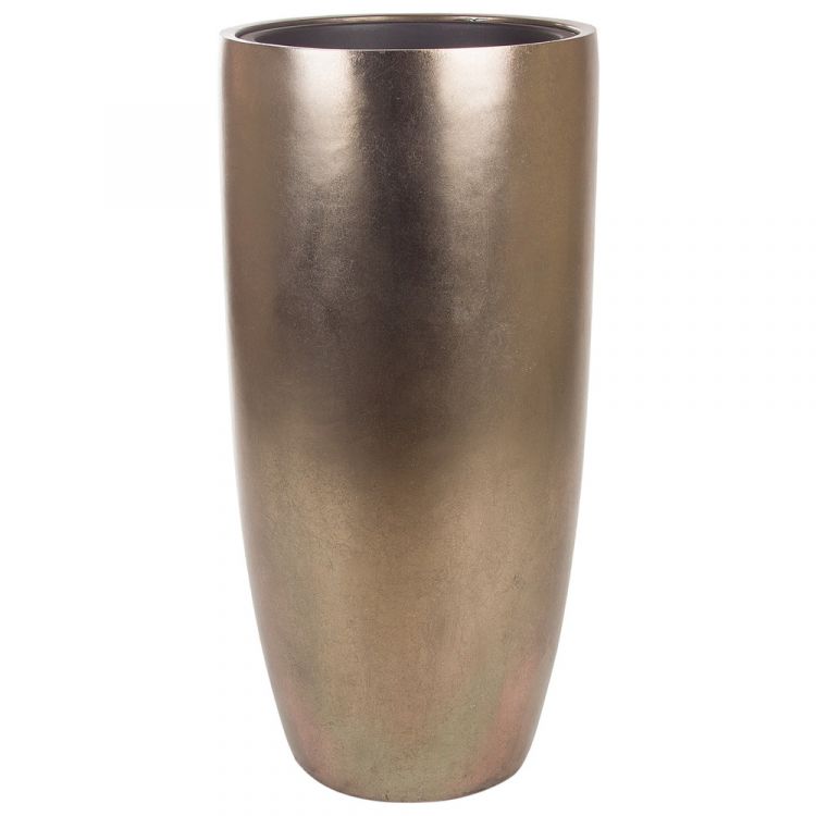 Кашпо Nobilis Marco "Pa-silverbrown Vase" (полистоун), D41хH86 см, с тех.горшком фото 1 &mdash; Luxury Plants
