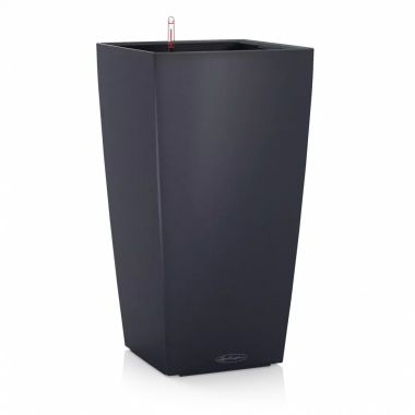 Кашпо Lechuza Cubico Color 40 антрацит &mdash; Luxury Plants