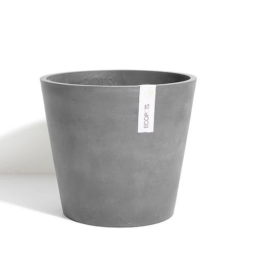 Кашпо Ecopots Amsterdam 20 серый фото 1 &mdash; Luxury Plants