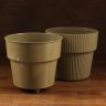 Горшок с дренажной системой Алемар VipSet 4,8л оливка фото 4 &mdash; Luxury Plants