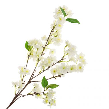 Ветка искусственная "Яблоня", H85 см,Белый &mdash; Luxury Plants