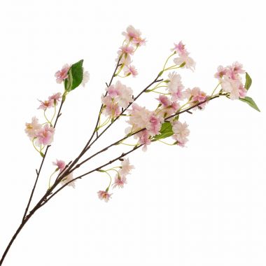 Ветка искусственная "Яблоня", H85 см,Розовый &mdash; Luxury Plants