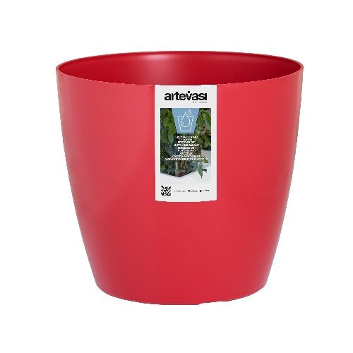 Кашпо Artevasi San Remo 30 красный глянцевый фото 1 &mdash; Luxury Plants