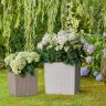 Кашпо Lechuza Cube Cottage 40 белый фото 8 &mdash; Luxury Plants