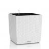 Кашпо Lechuza Cube Cottage 40 белый фото 1 &mdash; Luxury Plants